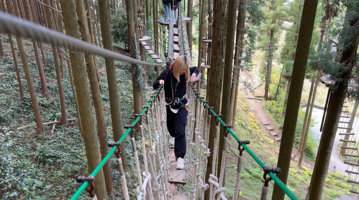 フォレストアドベンチャー・美里のアドベンチャーコース紹介