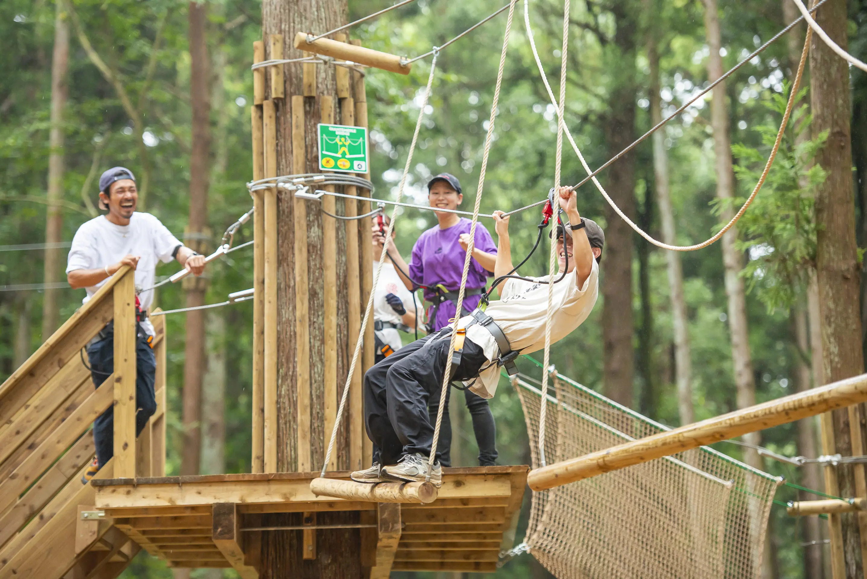フォレストアドベンチャー・蓼科のトレックコース【4/25リニューアルOPEN！】紹介