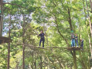 フォレストアドベンチャー・つくばのアドベンチャーコース紹介