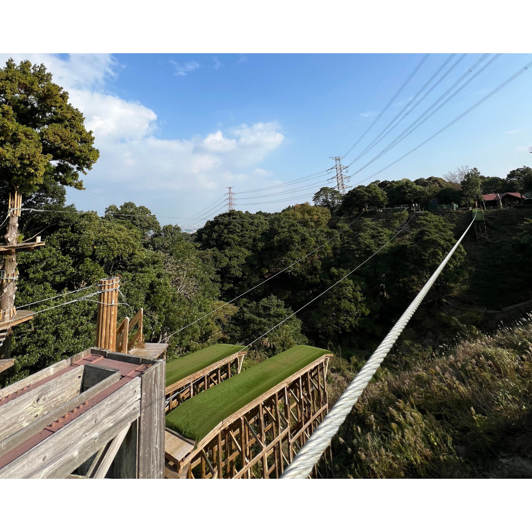 フォレストアドベンチャー・油山福岡のジップトリップコース紹介