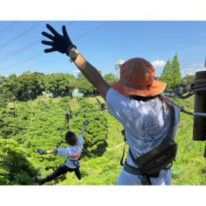 フォレストアドベンチャー・油山福岡のジップトリップコース紹介