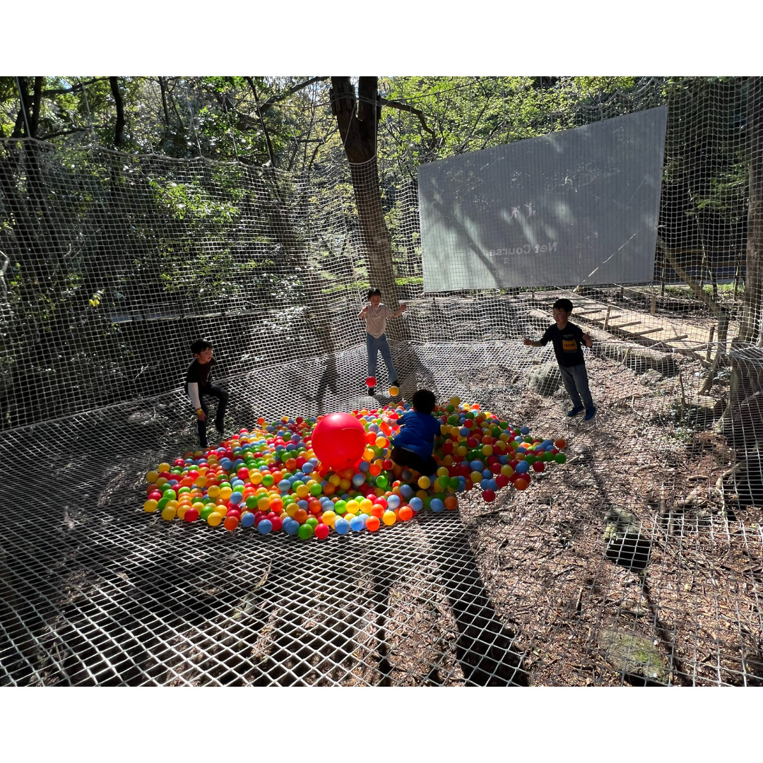 フォレストアドベンチャー・油山福岡のネットコース紹介