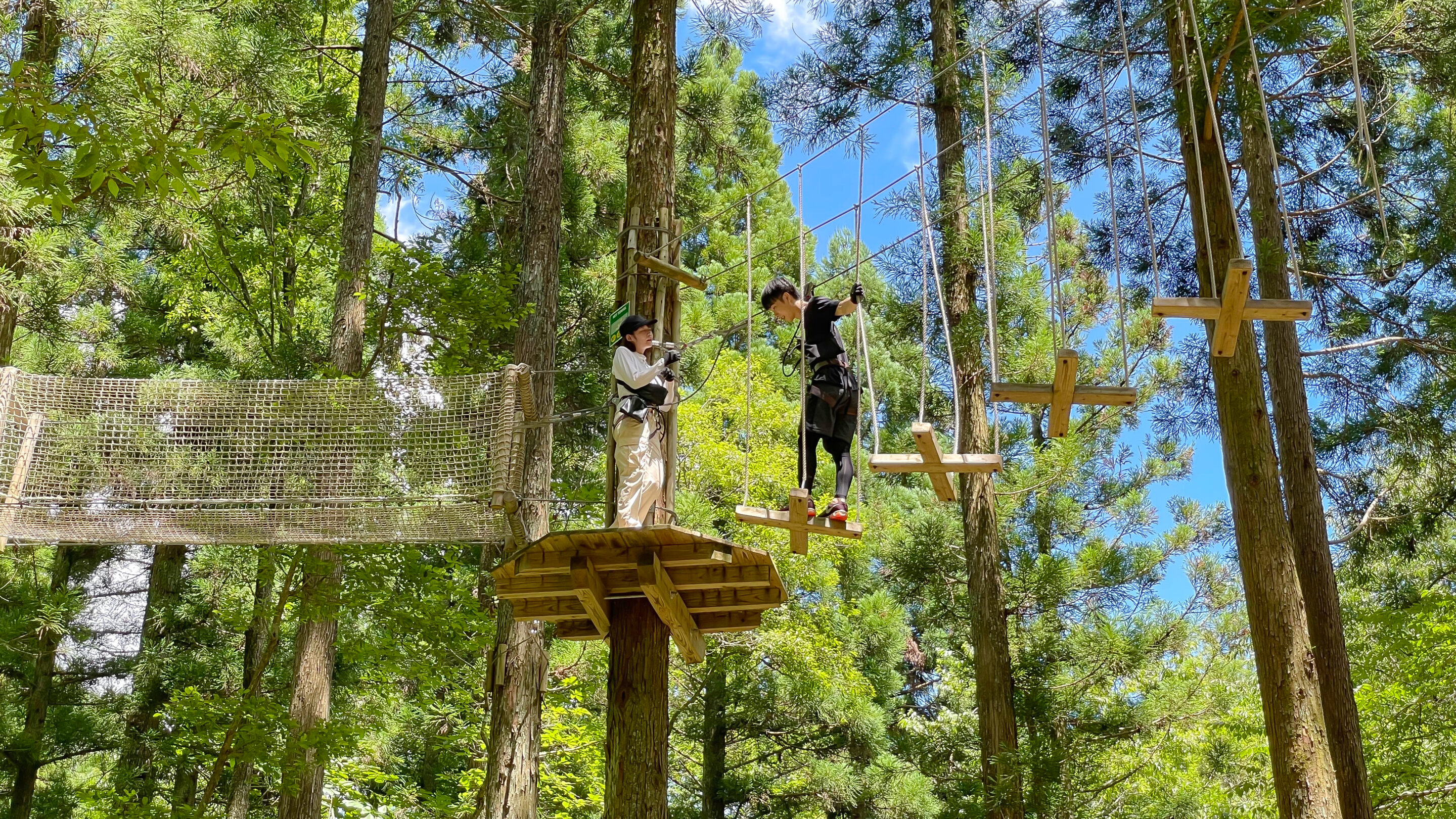フォレストアドベンチャー・広島のアドベンチャーコース紹介